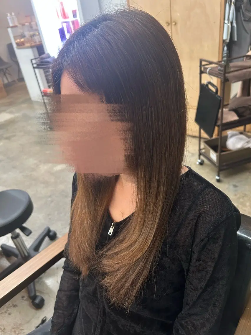 ロング 石灘夢都美 /暖色カラーのヘアスタイル