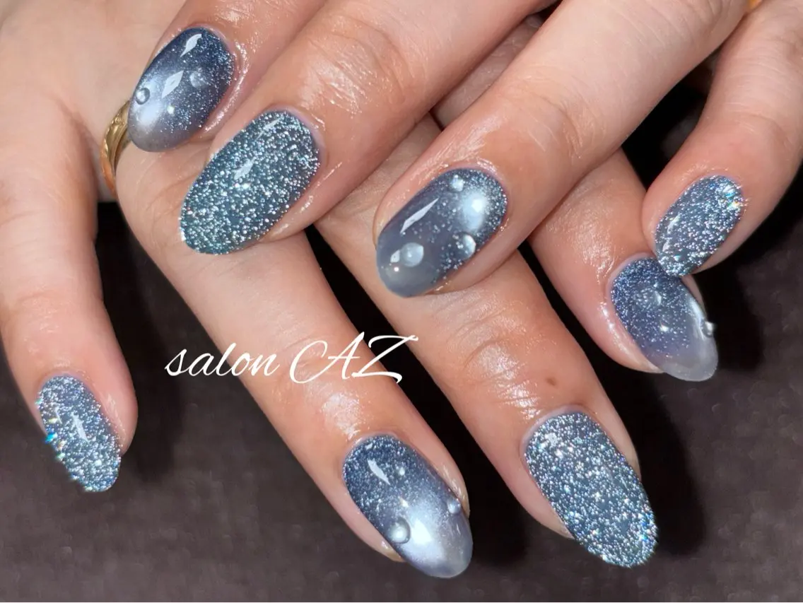 ネイル フラッシュネイル オフィスネイル ハンドネイル salon AZのネイルデザイン