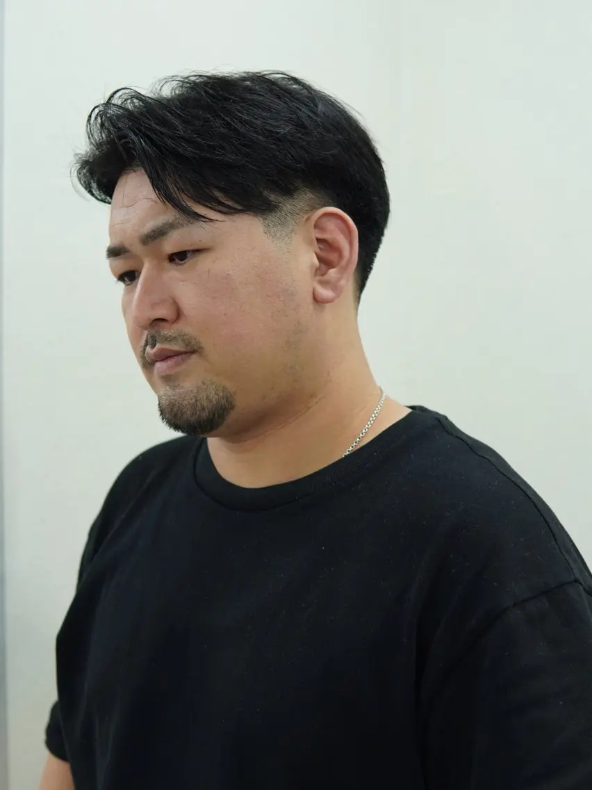 ショート パーマ メンズ カット パーマ トリートメント ヘアセット メンズパーマ特化 カバヤマ　リョウの眉毛・アイブロウイメージ