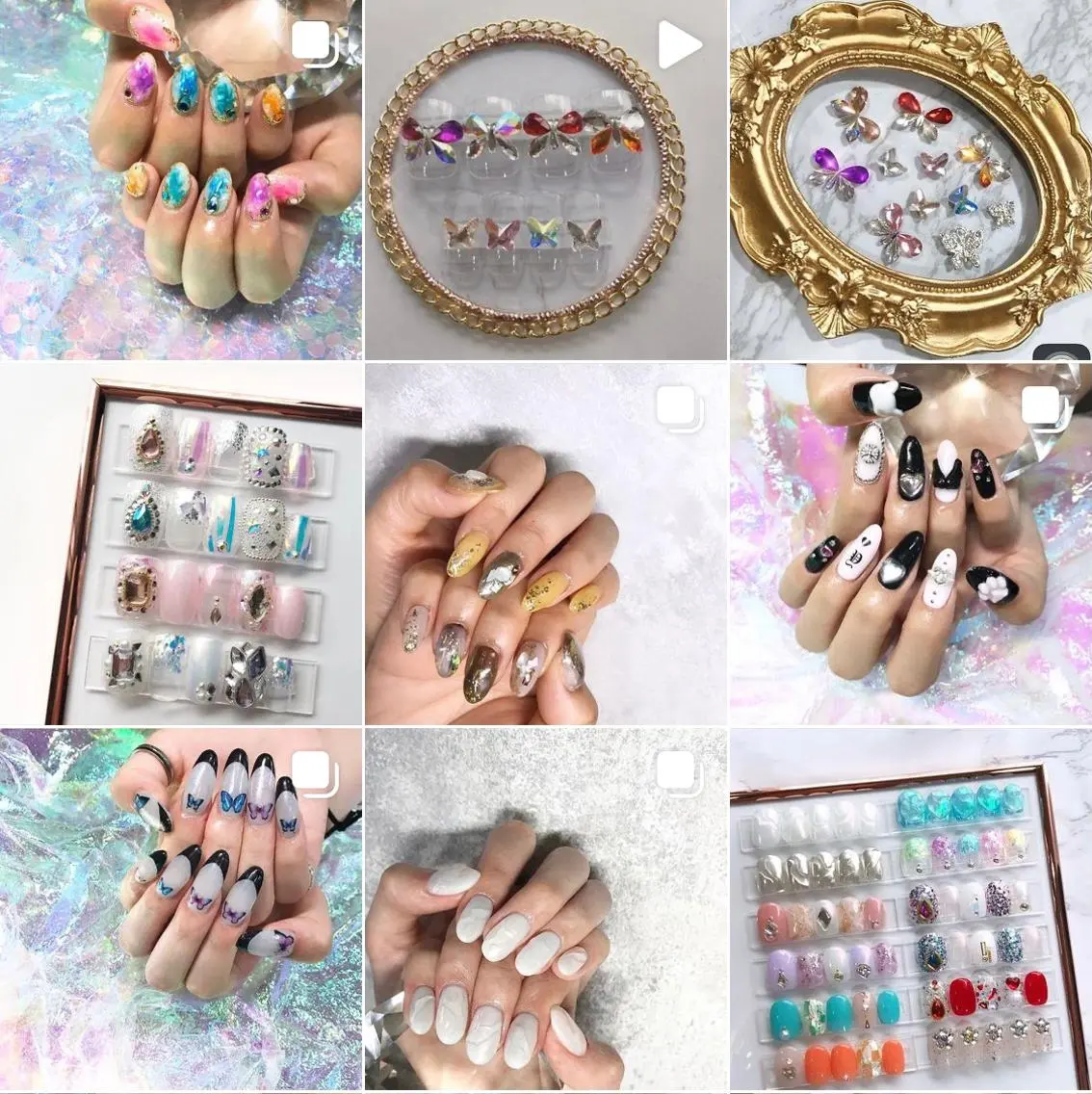 ネイル 渋谷／チップ長さ出し 👑アプレgel-xのネイルデザイン