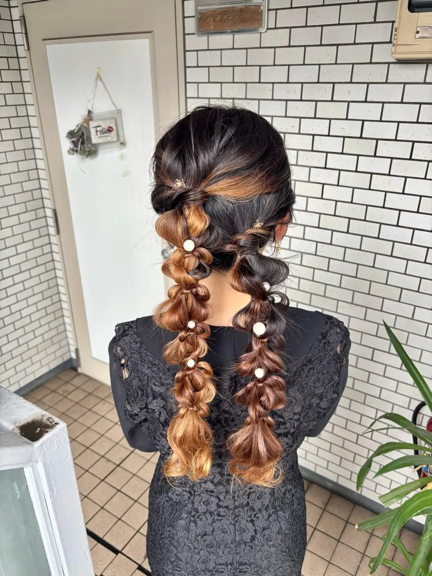 ヘアアレンジ 🌺ヘアメイク SYOKA🌺のヘアスタイル