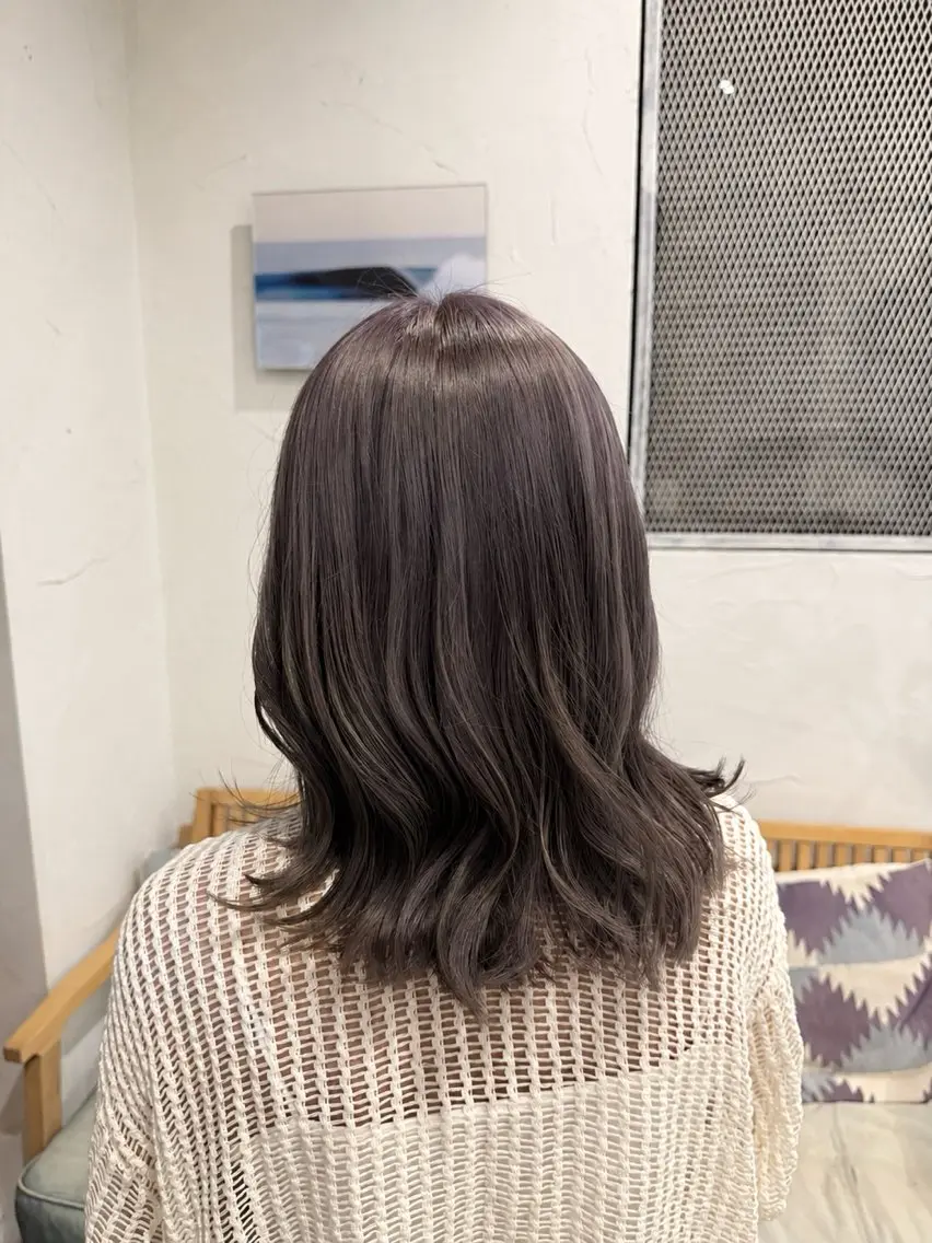 ミディアム ヘアカラー 透明感カラー/艶髪/ Ayakaのヘアスタイル