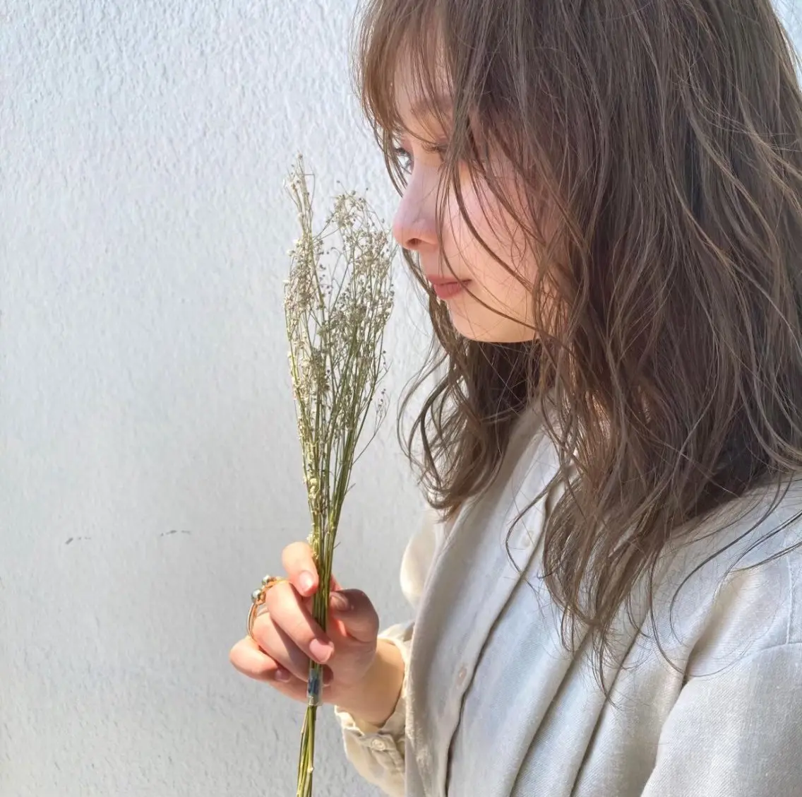 カラー エヌプランツ 和泉府中のヘアスタイル