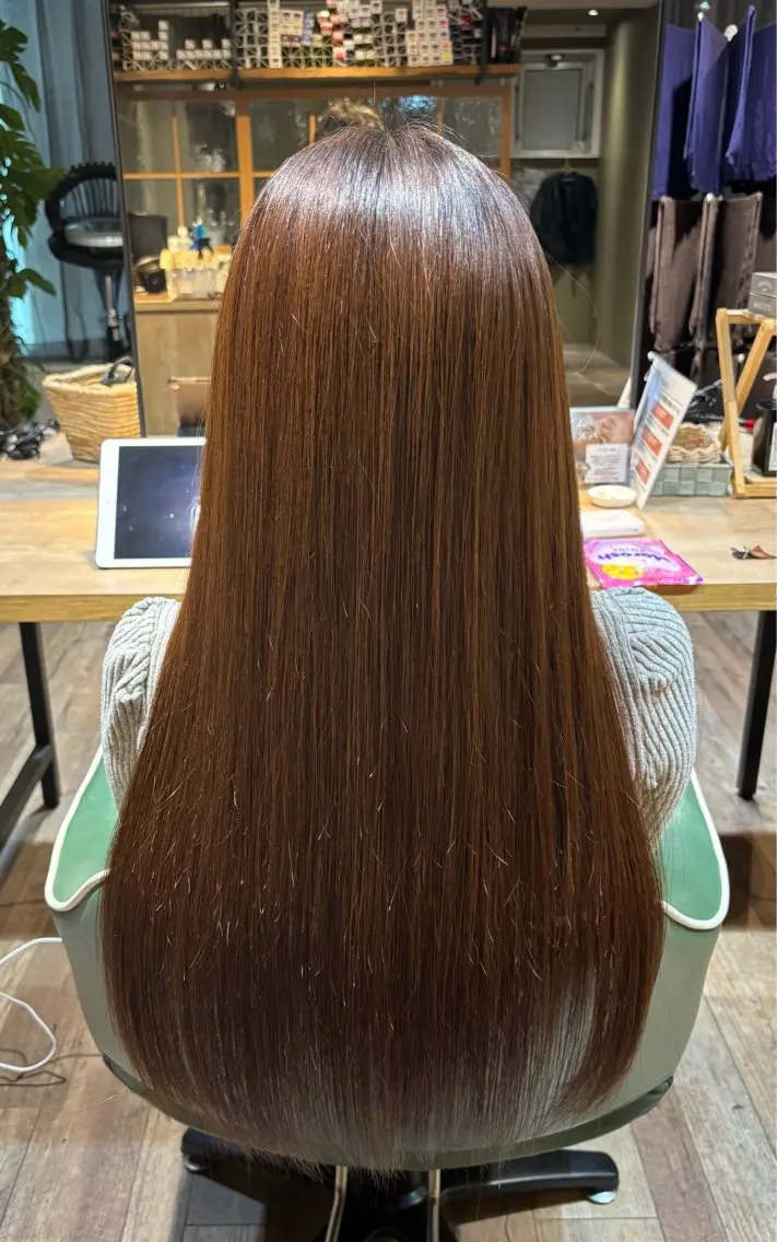 ロング カラー トリートメント 渡邊 陽大のヘアスタイル