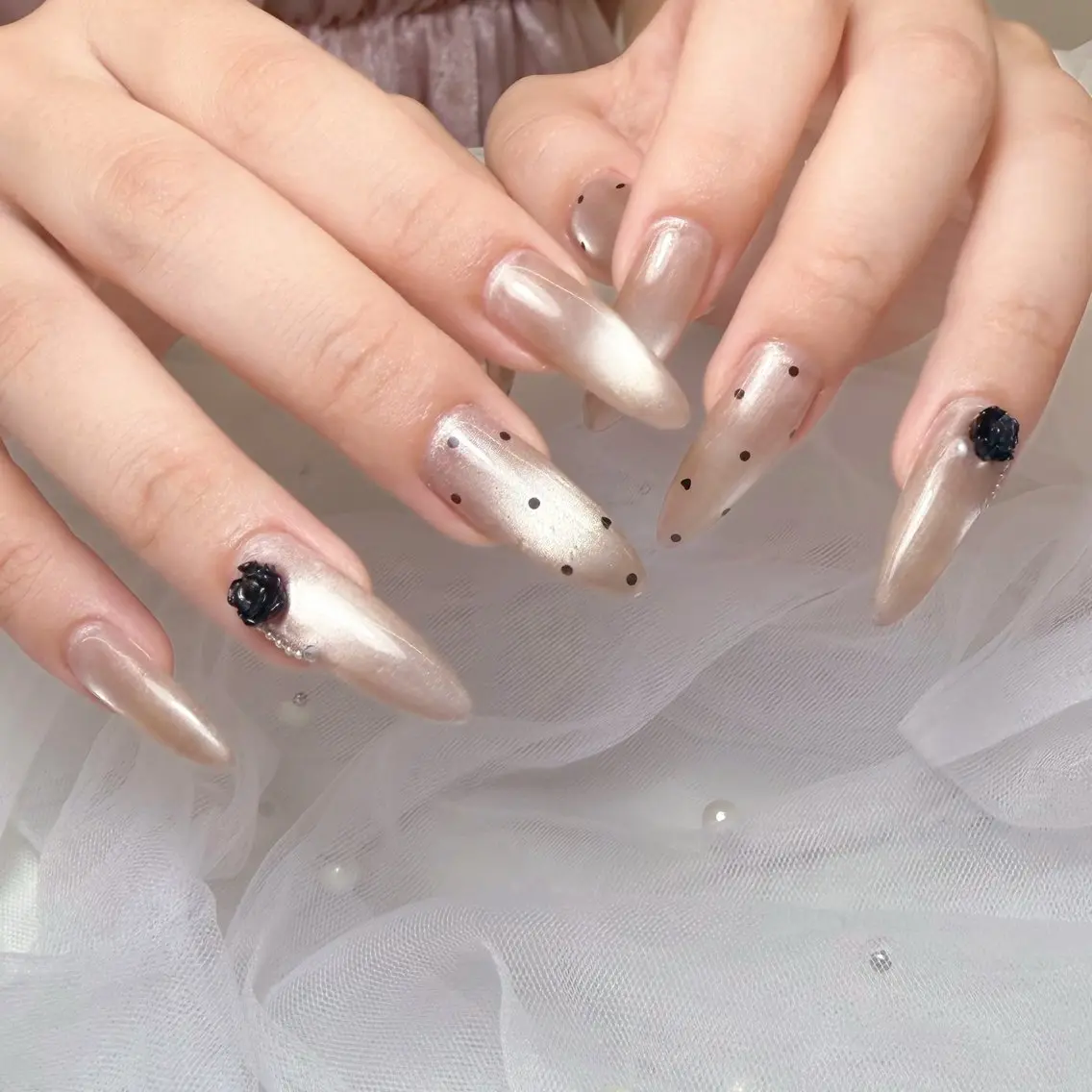 ネイル ハンドネイル mau🩵 堺筋本町nailのネイルデザイン