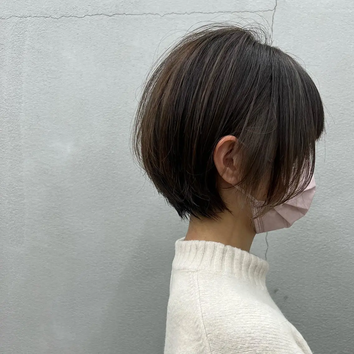 ショート カラー ショートボブ インナーカラー ボブ ショートヘア カット ヘアカラー トリートメント 🌱小顔魅せショート 髪質改善カラー/泉綺のヘアスタイル