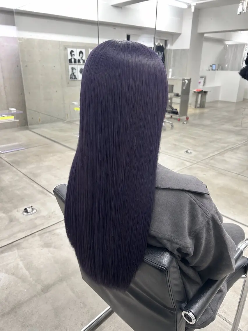 ロング カラー 北浦 雅のヘアスタイル