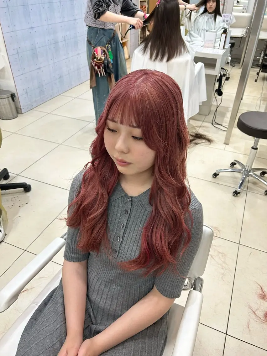 ロング トリートメント カット ヘアカラー トリートメント 【髪質改善カラー】 瀧田嵐士🇰🇷のヘアスタイル
