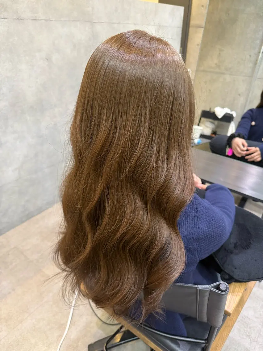 ロング ヘアカラー トリートメント 表参道|美髪縮毛 | kotaroのヘアスタイル