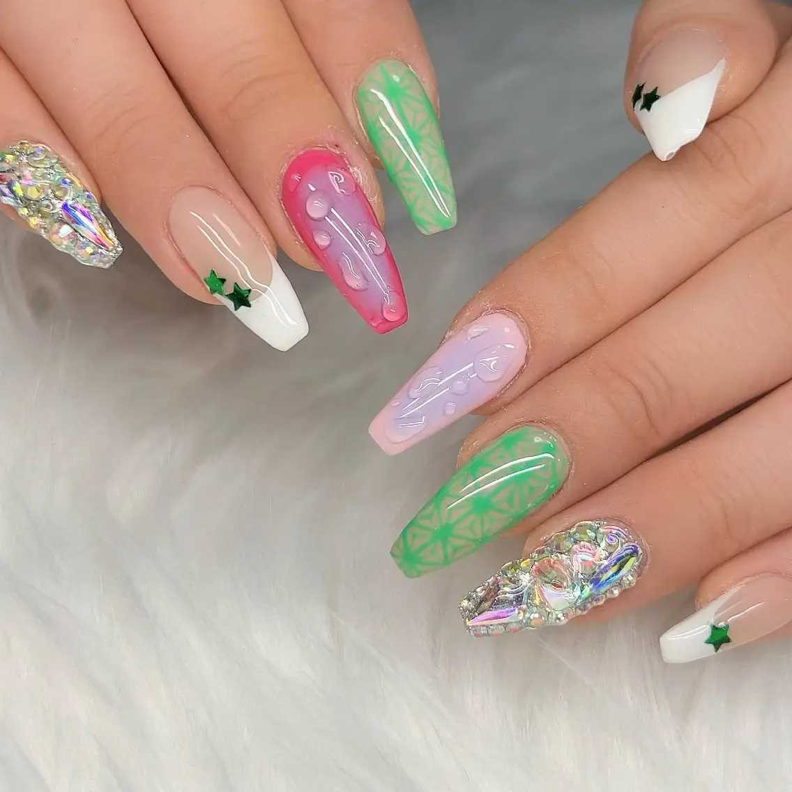 ネイル ハンドネイル 【Yappy🌈】 💖P-tanaのネイルデザイン