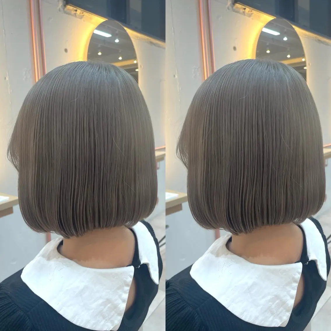 ショート カラー 透明感カラー グレージュ カット ヘアカラー トリートメント ヘアセット ブリーチ無しダブル カラー🦕まどかのヘアスタイル