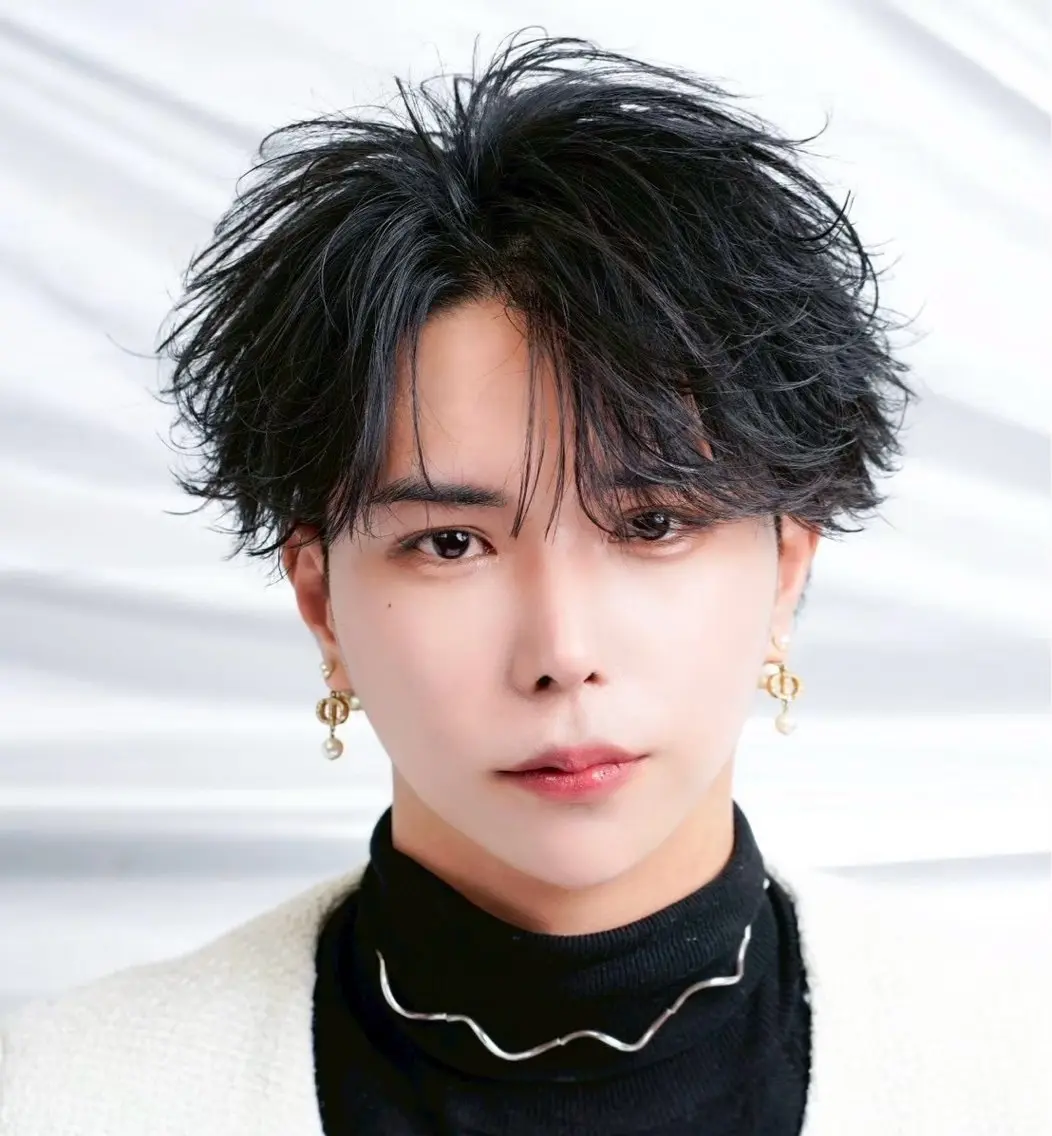 カラー パーマ メンズ 藤田 陸斗のヘアスタイル