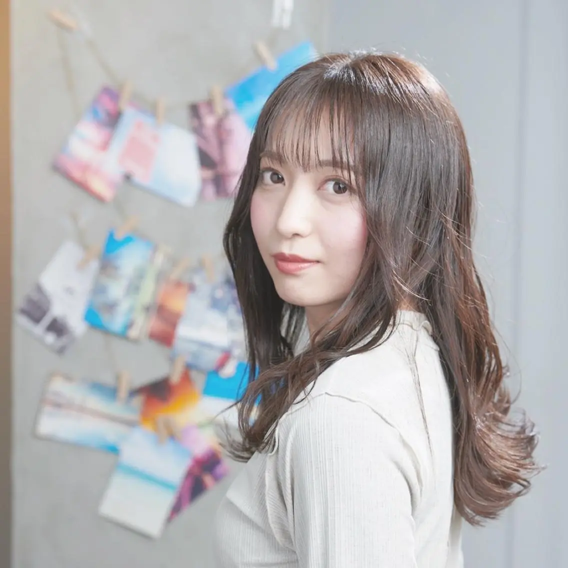 セミロング カラー 🦋韓国系指名No1 店長/圓山 祐也🦋のヘアスタイル