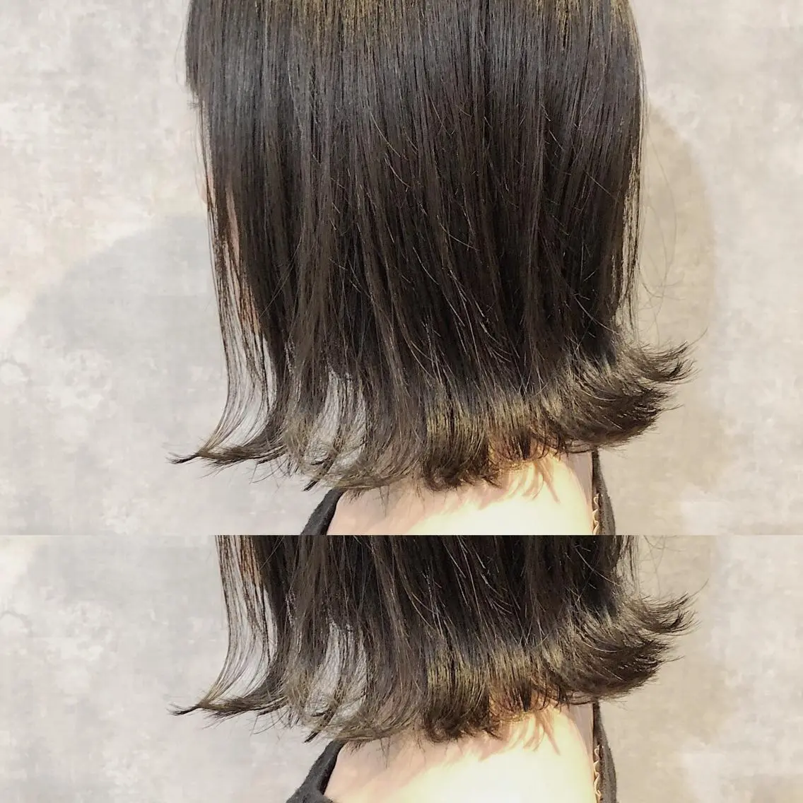 ミディアム レイヤーカット⭐︎ 韓国ヘア⭐︎YUKAのヘアスタイル