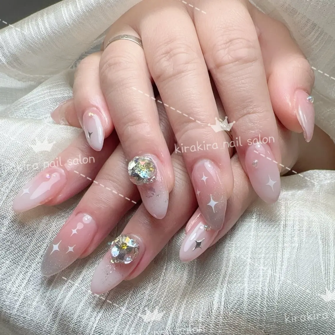 ネイル アートネイル グラデーション ワンカラーネイル Kirakira Nail salonのネイルデザイン