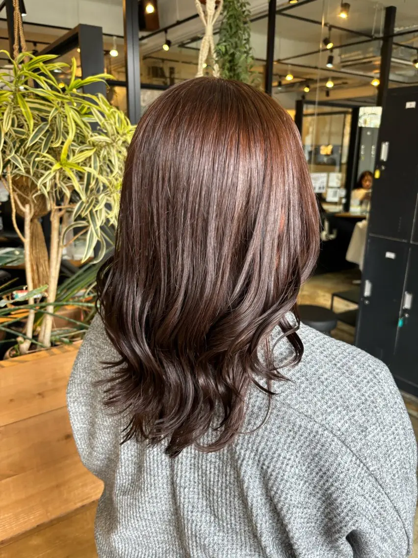 ミディアム レイヤーカット カット 🌿FERIA桃山台 AYA🌿のヘアスタイル