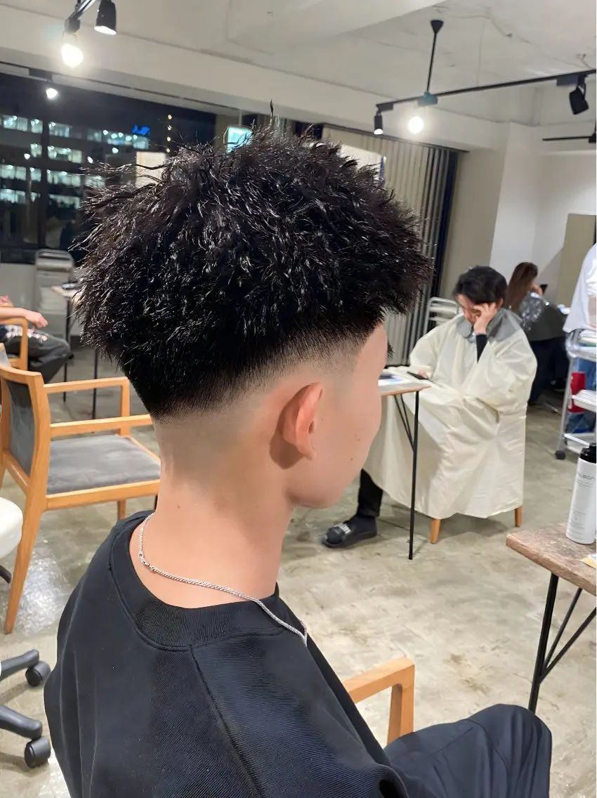 メンズ フェードカット スキンフェード メンズパーマ 特化/中川拓也のヘアスタイル