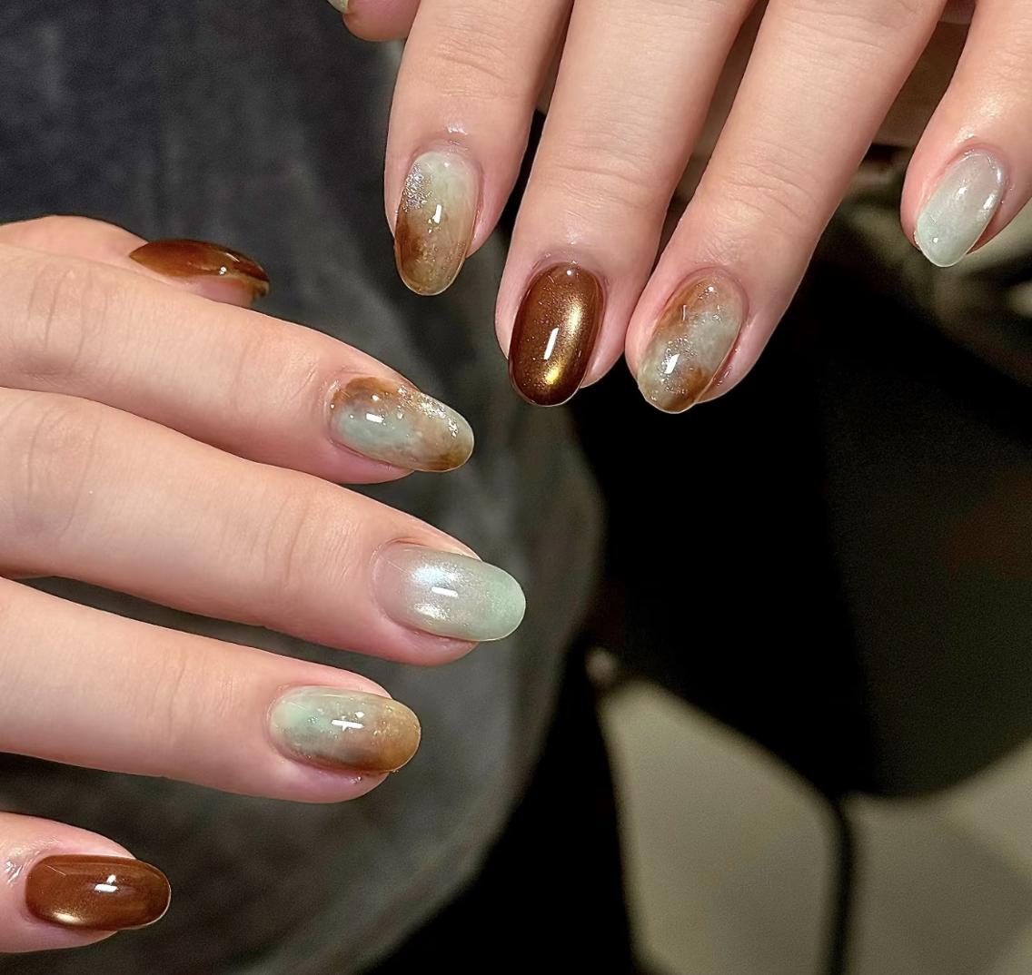 ネイル ハンドネイル ハンドケア 🍑 momo_nailのネイルデザイン