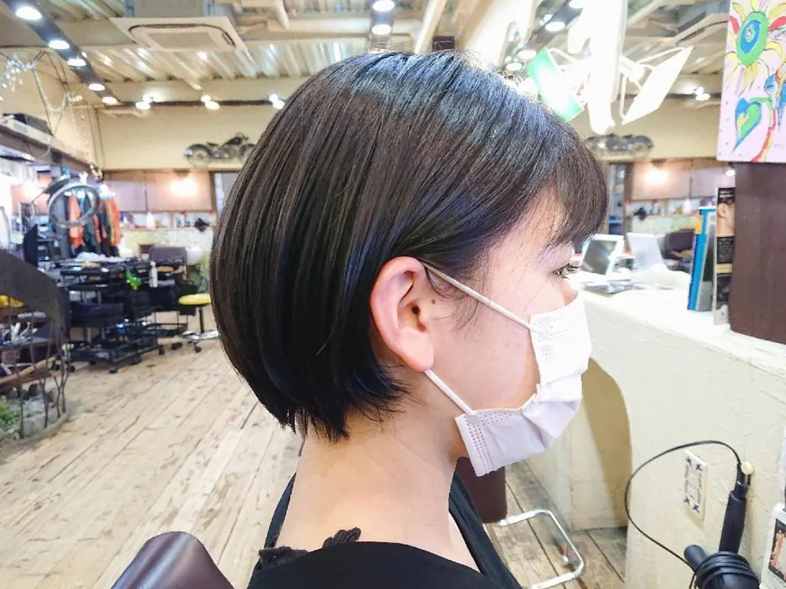 ショート ショートボブ ボブ ショートヘア 「sumi」 AMIのヘアスタイル