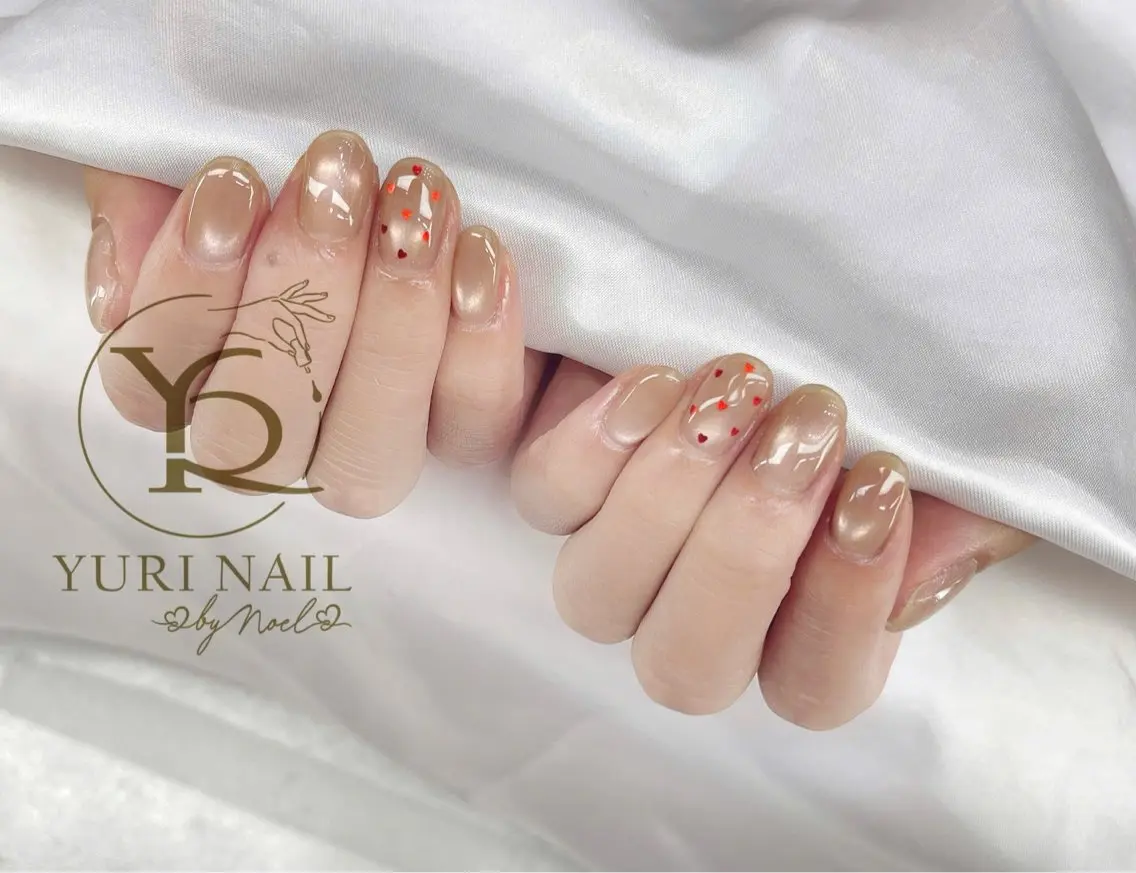 ネイル チークネイル フットネイル フレンチネイル グラデーション キラキラネイル ハンドネイル フットネイル ハンドケア YURI Nail Funabashiのネイルデザイン