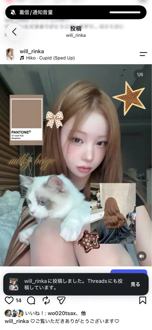ロング カラー ︎💕︎rinka/ 韓国レイヤー🥣💕のヘアスタイル