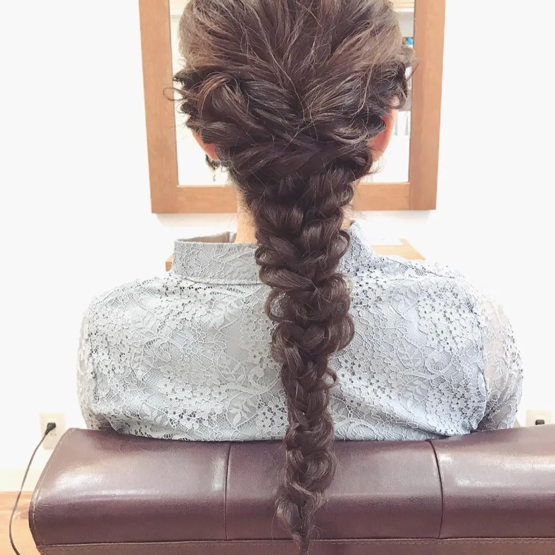 セミロング ヘアアレンジ 秋谷 伸江のヘアスタイル