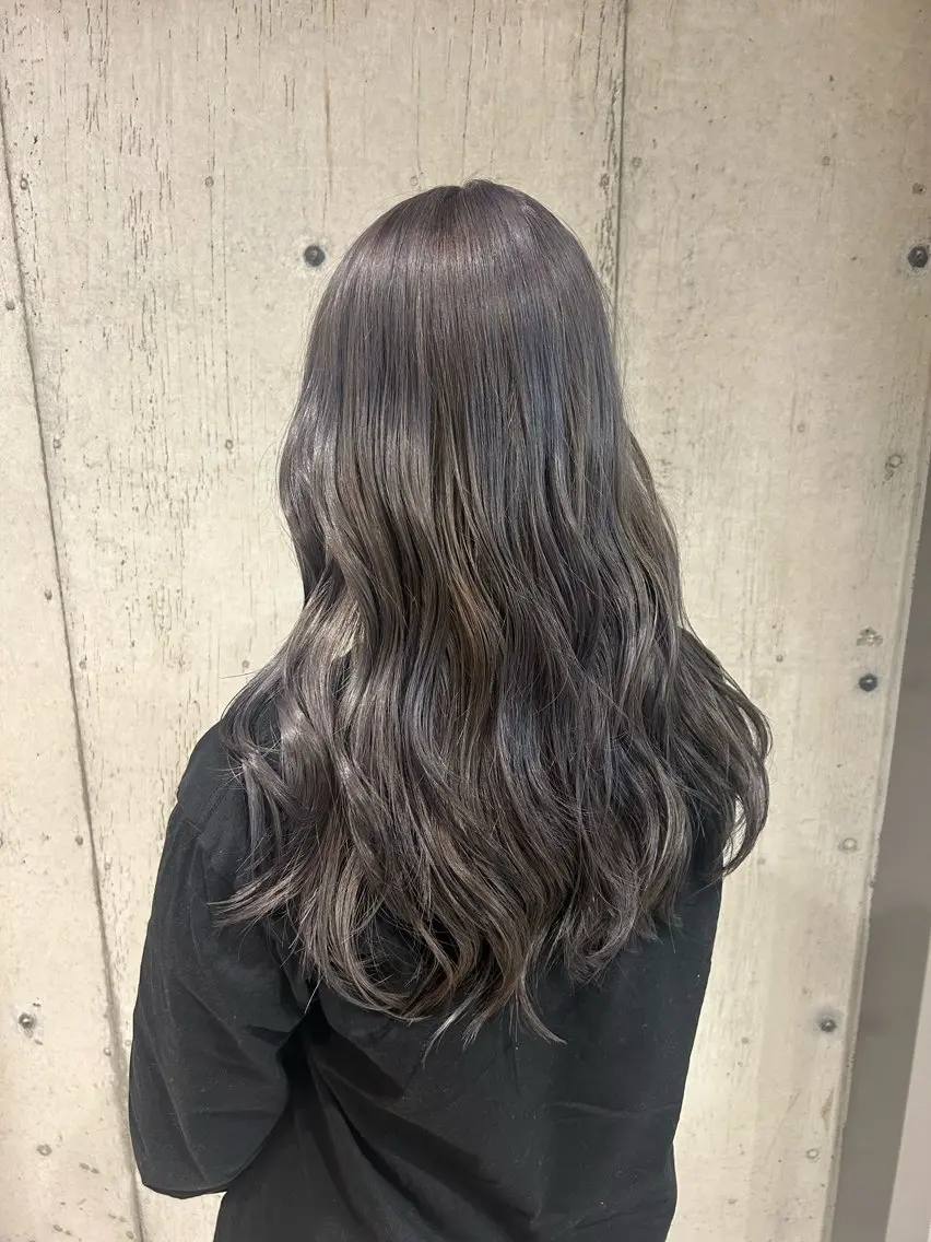 ロング カラー 🤡暖色レイヤー 🤡みさきのヘアスタイル
