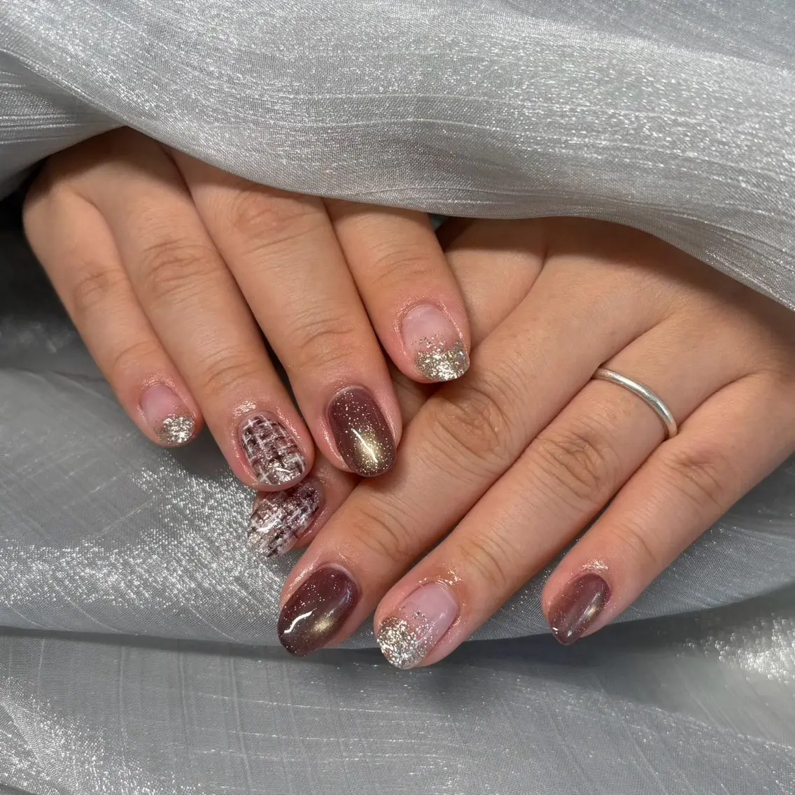 ミディアム ハンドネイル Rr Nailのネイルデザイン