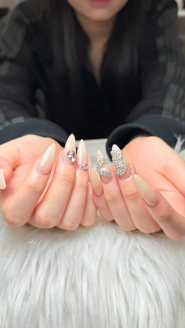 ネイル 長さ出し フレンチネイル グラデーション 韓国ネイル マグネットネイル ハンドネイル VB HEAVEN nailのネイルデザイン
