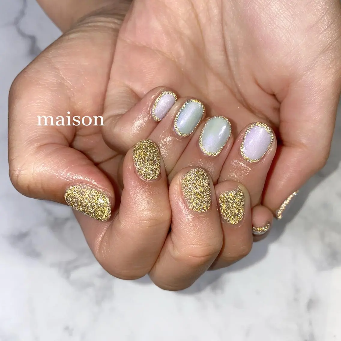 ネイル フラッシュネイル ハンドネイル ISHIHARA KANAのネイルデザイン