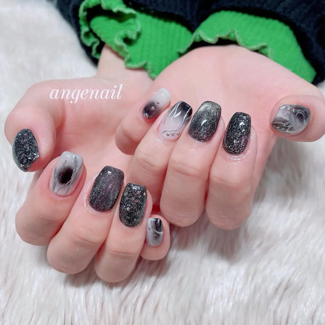 ネイル ハンドネイル オーナーネイリスト MAKIのネイルデザイン