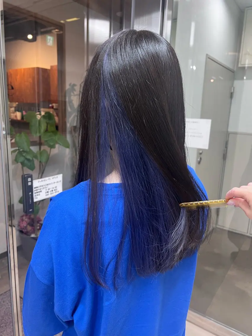 🌟ポイントブリーチ🌟インナーカラー+全体カラーの写真