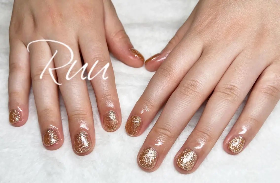 ネイル アートネイル フットネイル フレンチネイル キラキラネイル 韓国ネイル Nail salon Ruuのネイルデザイン