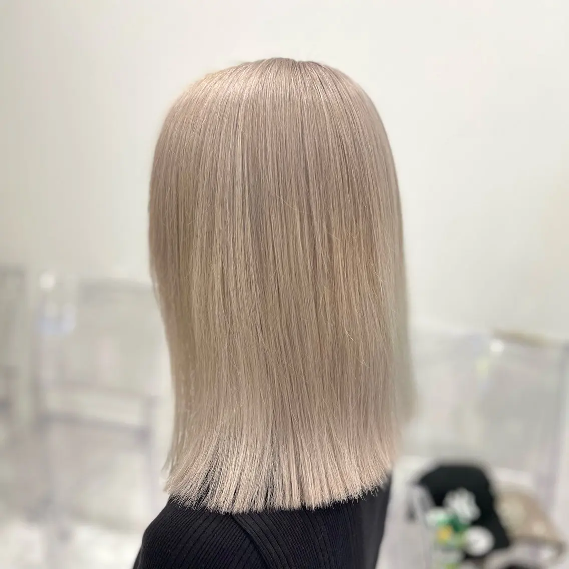 ロング カラー ヘアカラー トリートメント ヘアセット 色落ち綺麗🩰ハイ トーン🎀RINKAのヘアスタイル