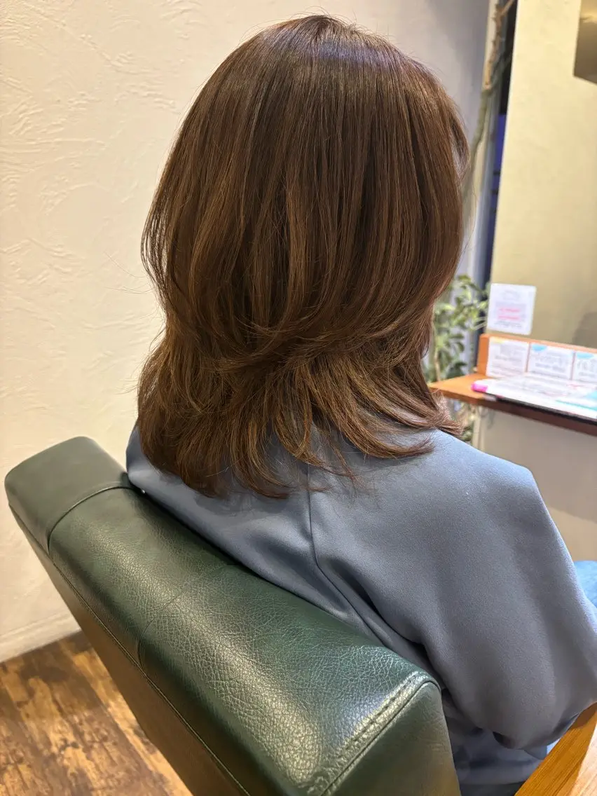 ミディアム MEGUMI 東加古川のヘアスタイル