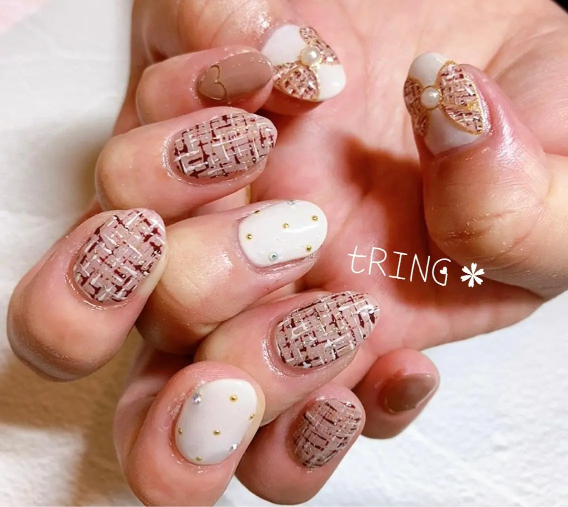 ネイル ハンドネイル tRING* しいの木台のネイルデザイン