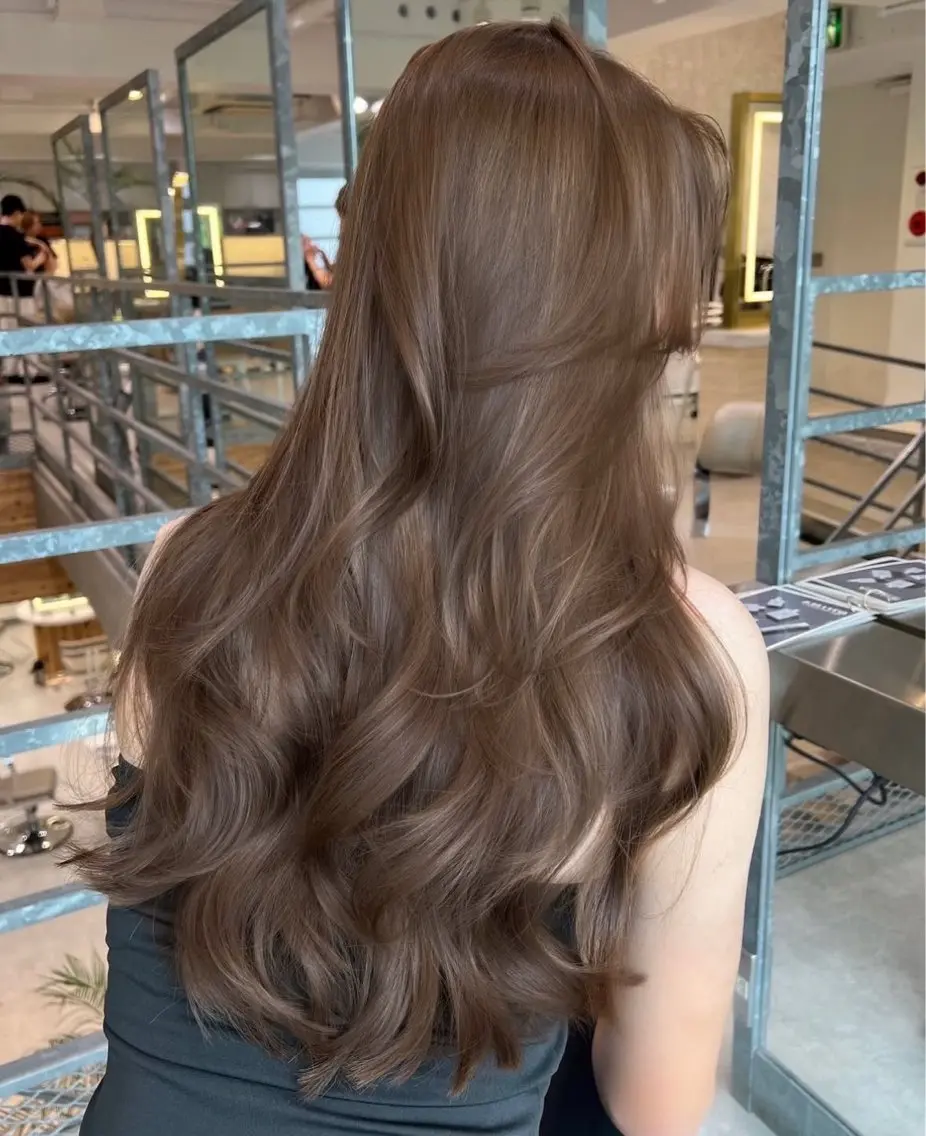 ロング カラー カット ヘアカラー トリートメント 韓国トレンドカット カラー🤍しゅうじのヘアスタイル