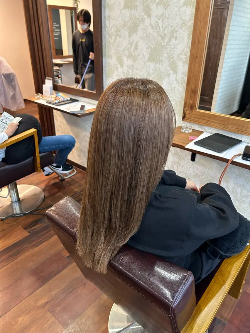ロング ヘアカラー トリートメント ヘッドスパ ❤︎RELACE 千葉 恋華❤︎のヘアスタイル
