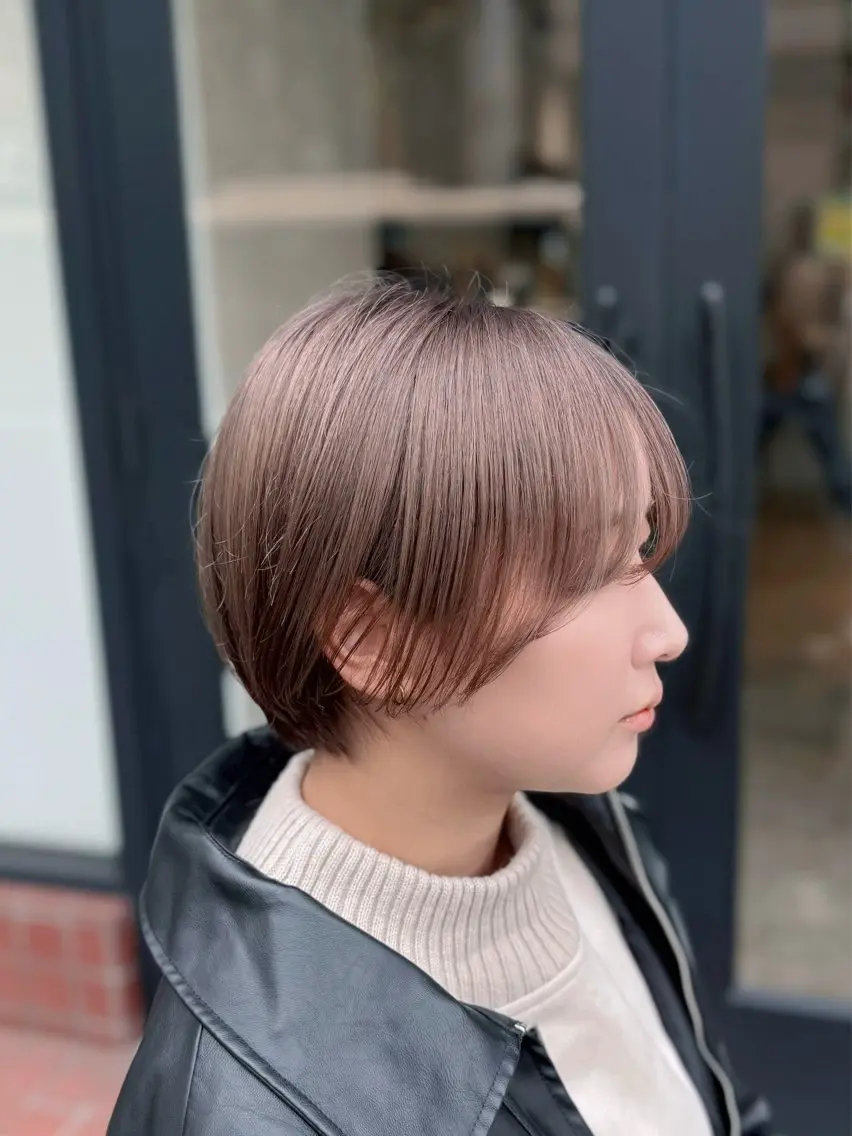 ショート ショートヘア カット ヘアカラー トリートメント ✨圧倒的満足度◎ 小顔美人ショート✨佃のヘアスタイル