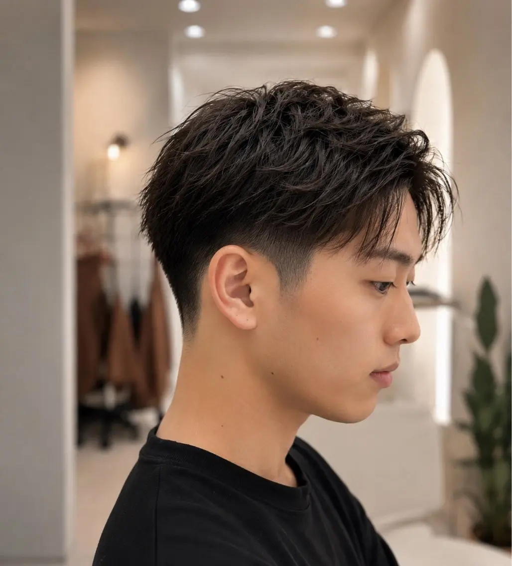 メンズ メンズショート FORCE 青木明日翔のヘアスタイル