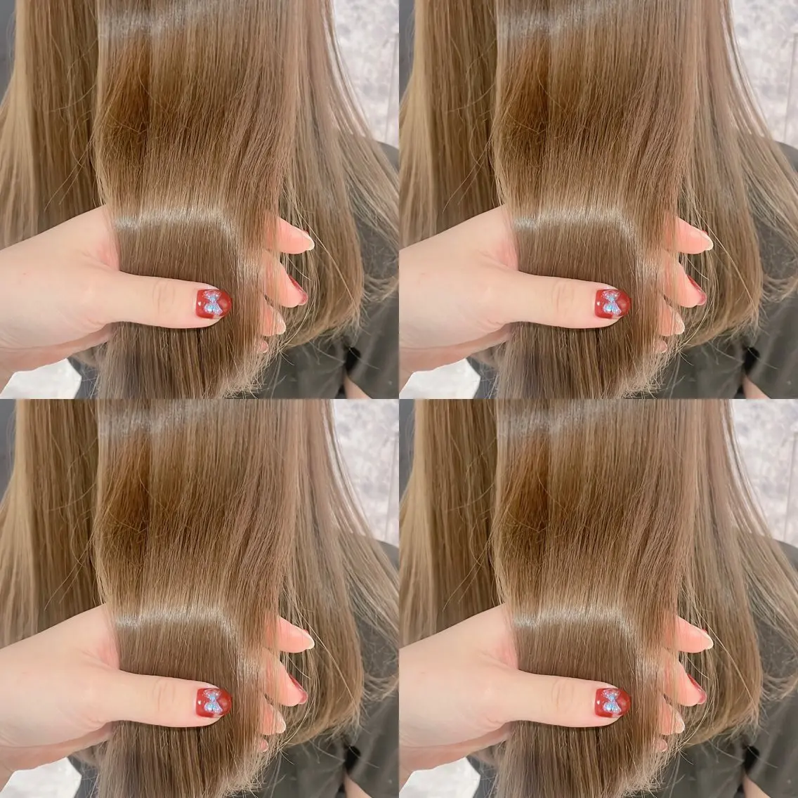 セミロング カラー ヘアカラー トリートメント Minami. 🩵 再現性特化ヘアのヘアスタイル