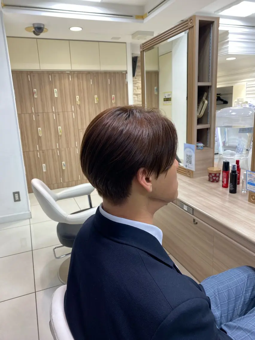 ミディアム カラー メンズ ヘアカラー 青柳辰哉/メンズ 特化/モデル募集中のヘアスタイル
