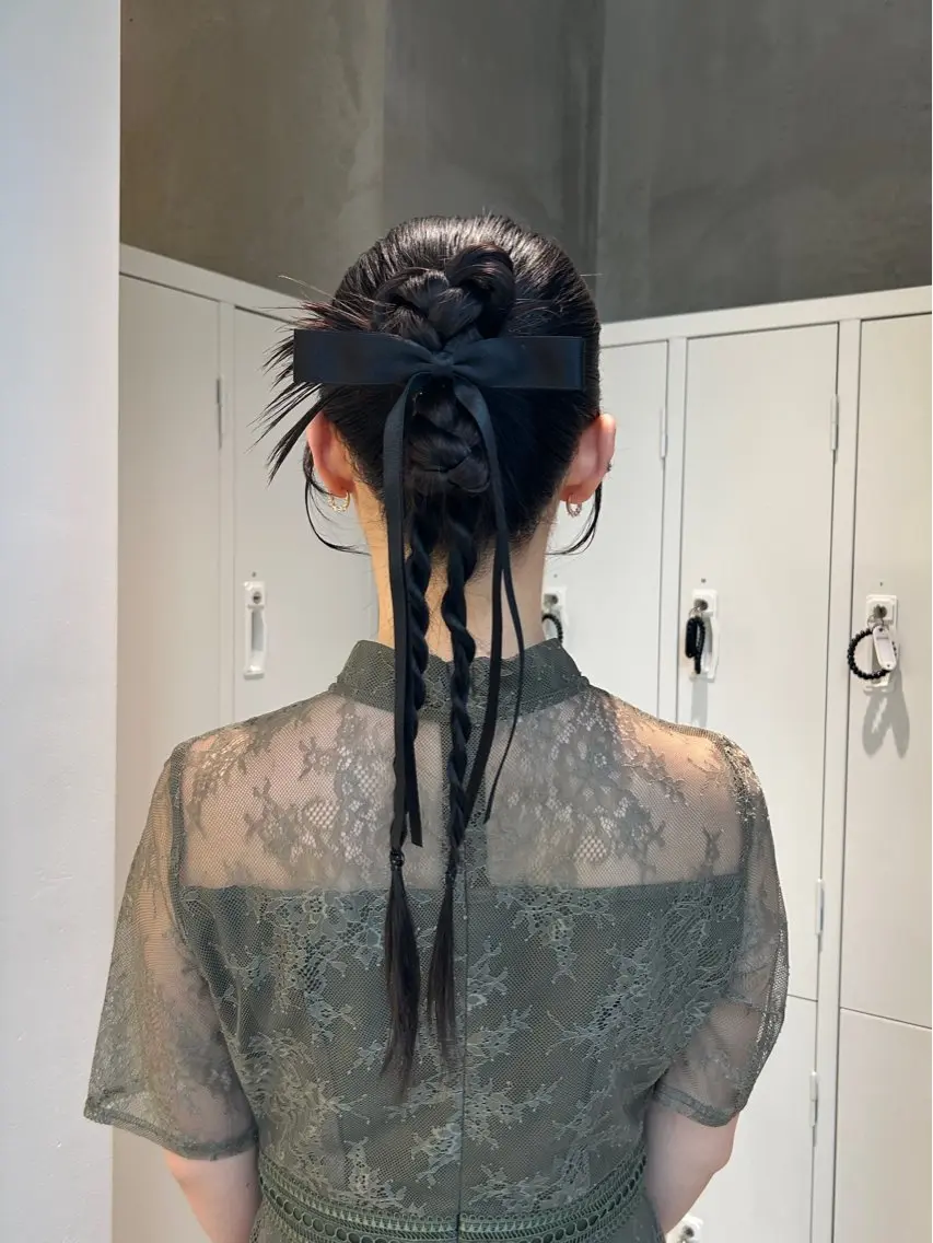 ヘアセット🎗️（24時間前までのご予約のみ）の写真
