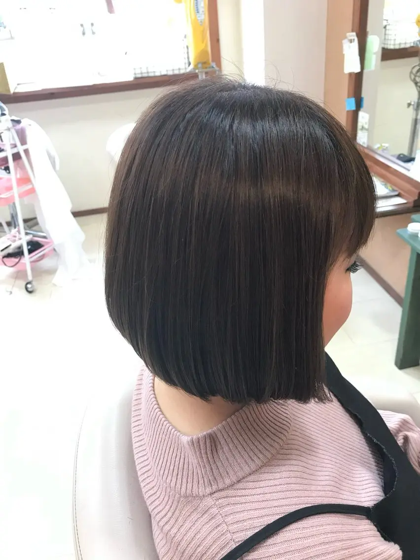 ショート ボブ カット ヘアカラー 美容室F i t✂️ ササキのヘアスタイル