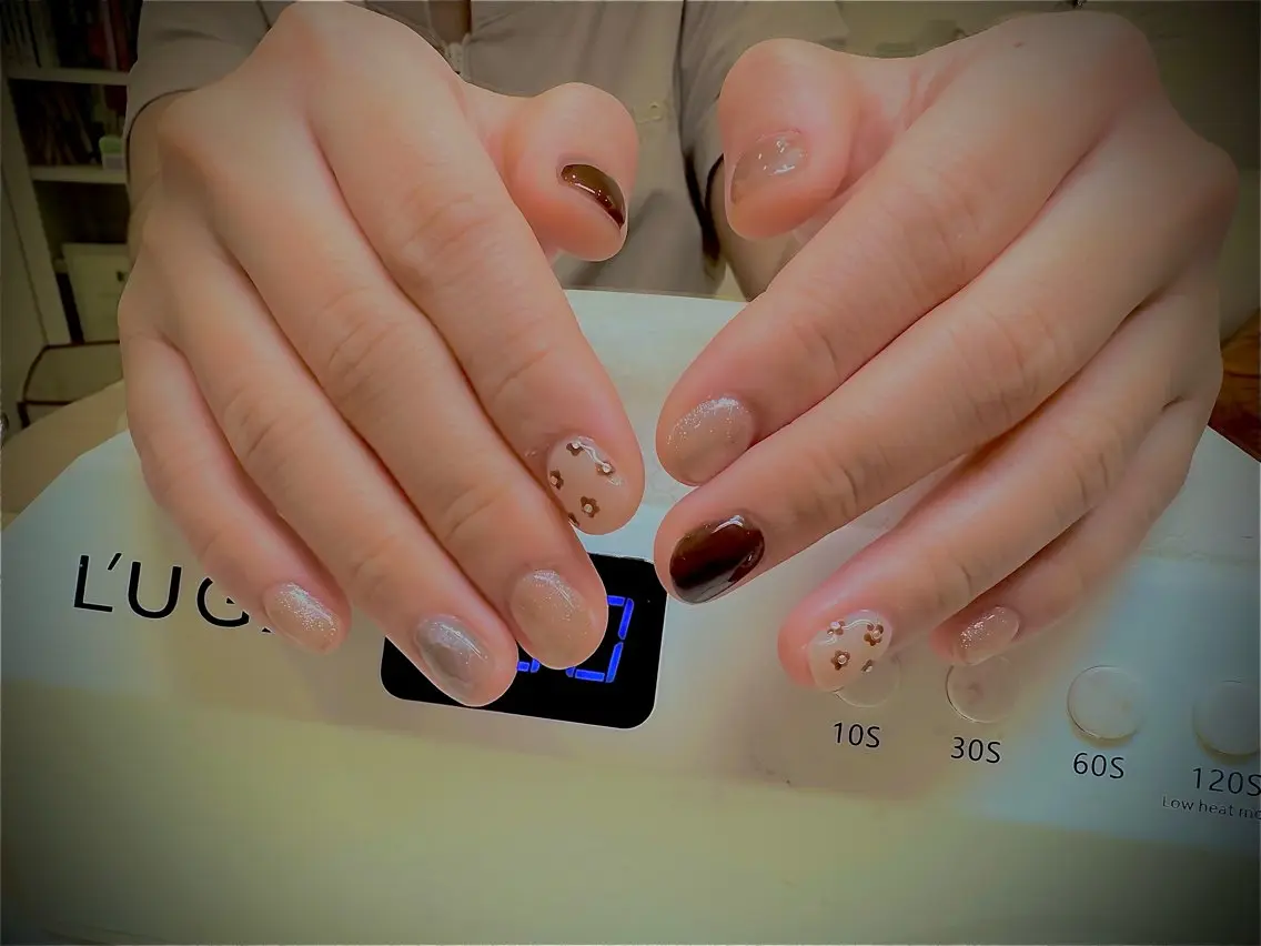 ネイル 持ち込み ショートネイル LYYM Salon Miraのネイルデザイン