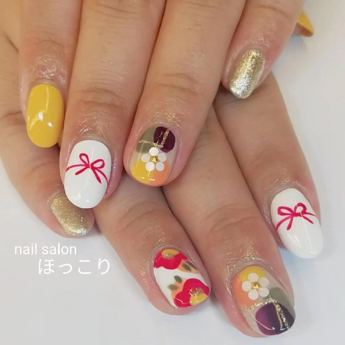 ネイル ブライダルネイル ネイルサロンほっこり kanaのネイルデザイン