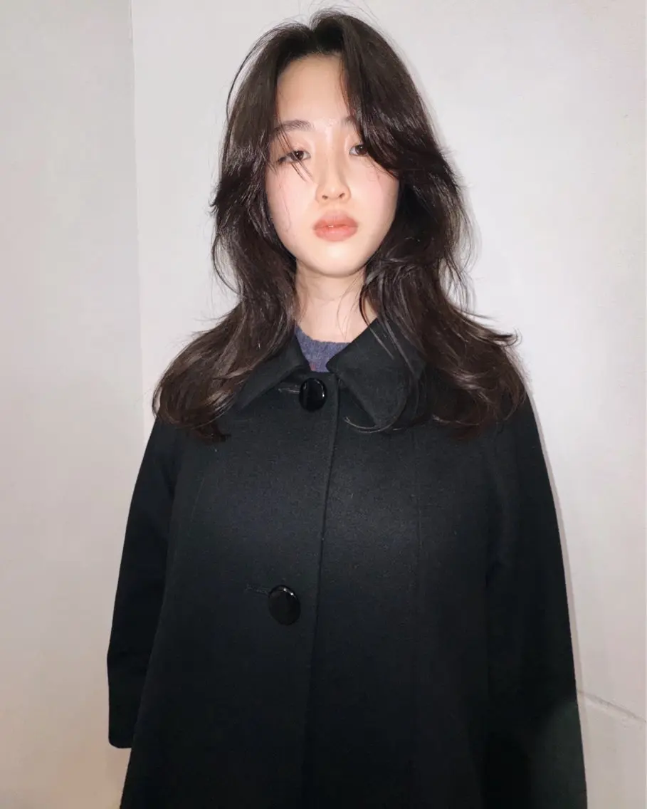 セミロング セミロングパーマ ボブ 顔まわりレイヤー 顔周りカット 外国人風カラー カット スパイラルパーマ/デ ザインカット/アミのヘアスタイル