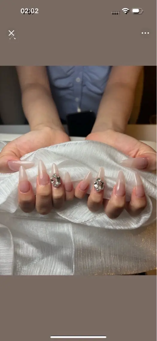 ネイル グラデーション キラキラネイル ワンカラーネイル 冬ネイル Jenn Nail Salonのネイルデザイン