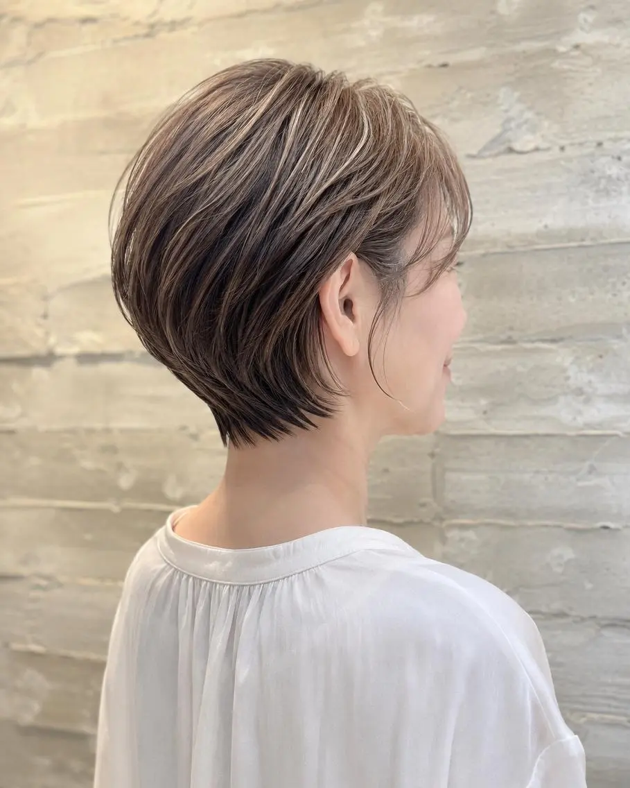 【白髪をぼかして透明感を出したい方】白髪ぼかしハイライトの写真