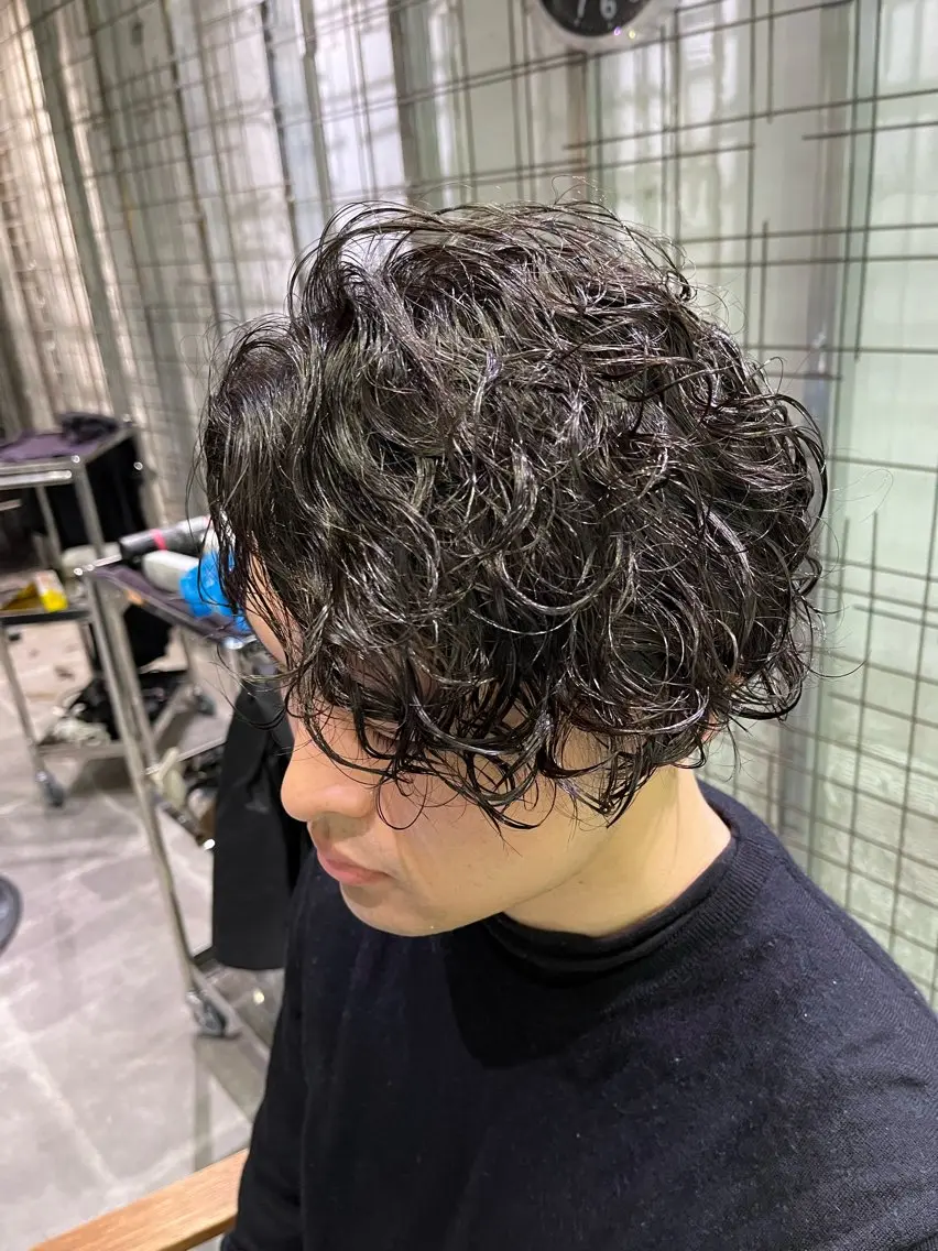 メンズ メンズパーマ カット パーマ UMM daichi メンズパーマのヘアスタイル